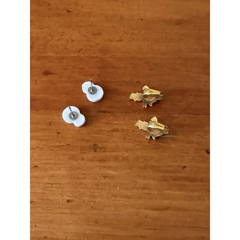 Holiday Earrings Lot Christmas Fall Santa Snowman Candy Corn Leaf Jewelry Bundle